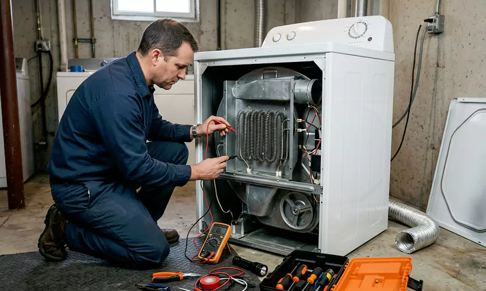 Dryer Not Heating Repair in North Port, FL