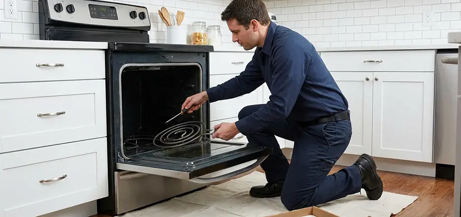 Oven Lower Heating Element Replacement in North Port